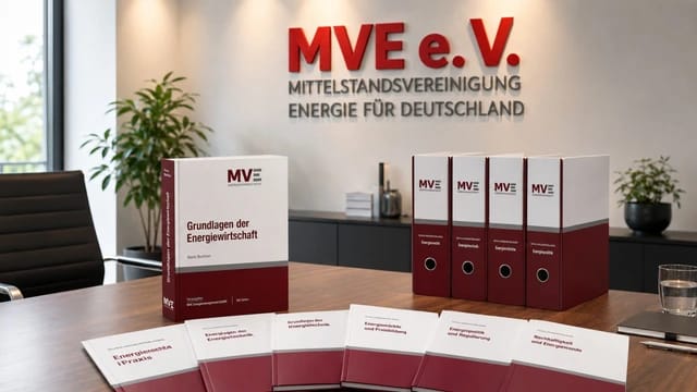 Fachbuch „Grundlagen der Energiewirtschaft“ und Schulungsunterlagen des MVE Bildungsinstituts