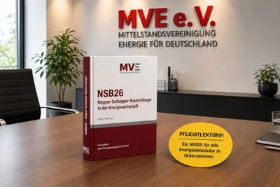 Fachbuch „NSB26 – Nepper, Schlepper, Bauernfänger in der Energiewirtschaft“ der MVE Energiemanagement GmbH
